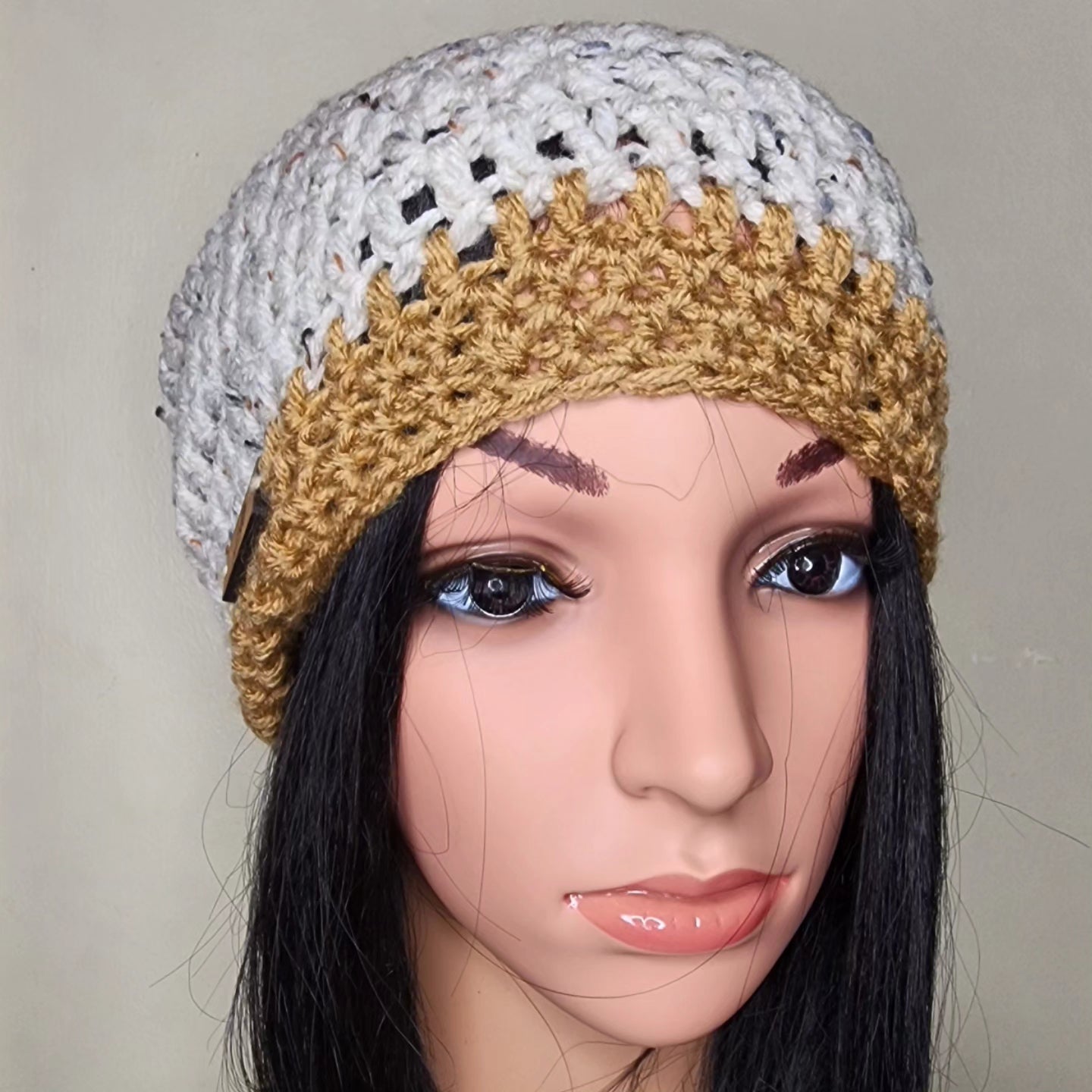 Neutral Slouch Beanie